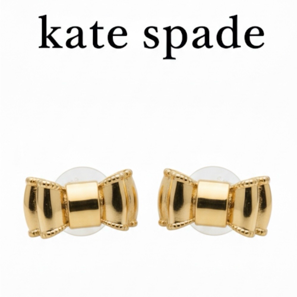 🎀 Kate Spade All Wrapped Up Bow Stud Earrings 🎀 - Picture 5 of 5